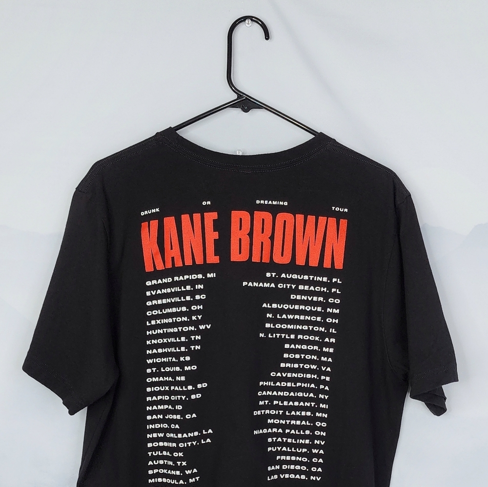 Kane Brown Drunk Or Dreaming Tour Graphic Band Tee Xl View 5